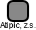 Atipic, z.s. - náhled vizuálního zobrazení vztahů obchodního rejstříku