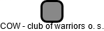 COW - club of warriors o. s. - náhled vizuálního zobrazení vztahů obchodního rejstříku