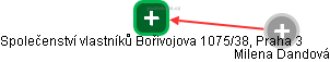 Společenství vlastníků Bořivojova 1075/38, Praha 3 - náhled vizuálního zobrazení vztahů obchodního rejstříku