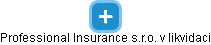 Professional Insurance s.r.o. v likvidaci - náhled vizuálního zobrazení vztahů obchodního rejstříku