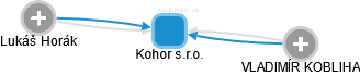Kohor s.r.o. - náhled vizuálního zobrazení vztahů obchodního rejstříku