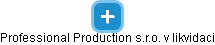 Professional Production s.r.o. v likvidaci - náhled vizuálního zobrazení vztahů obchodního rejstříku