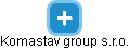 Komastav group s.r.o. - náhled vizuálního zobrazení vztahů obchodního rejstříku