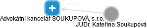 Advokátní kancelář SOUKUPOVÁ, s.r.o. - náhled vizuálního zobrazení vztahů obchodního rejstříku