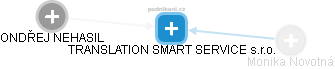 TRANSLATION SMART SERVICE s.r.o. - náhled vizuálního zobrazení vztahů obchodního rejstříku