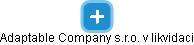 Adaptable Company s.r.o. v likvidaci - náhled vizuálního zobrazení vztahů obchodního rejstříku