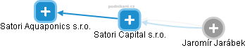 Satori Capital s.r.o. - náhled vizuálního zobrazení vztahů obchodního rejstříku