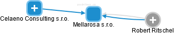 Mellarosa s.r.o. - náhled vizuálního zobrazení vztahů obchodního rejstříku