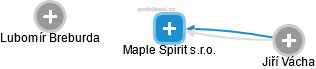 Maple Spirit s.r.o. - náhled vizuálního zobrazení vztahů obchodního rejstříku
