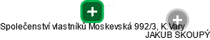 Společenství vlastníků Moskevská 992/3, K.Vary - náhled vizuálního zobrazení vztahů obchodního rejstříku