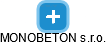 MONOBETON s.r.o. - náhled vizuálního zobrazení vztahů obchodního rejstříku
