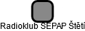 Radioklub SEPAP Štětí - náhled vizuálního zobrazení vztahů obchodního rejstříku