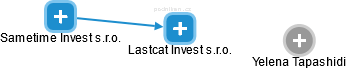 Lastcat Invest s.r.o. - náhled vizuálního zobrazení vztahů obchodního rejstříku