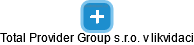 Total Provider Group s.r.o. v likvidaci - náhled vizuálního zobrazení vztahů obchodního rejstříku