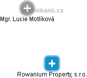 Rowanium Property, s.r.o. - náhled vizuálního zobrazení vztahů obchodního rejstříku