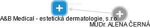 A&B Medical - estetická dermatologie, s.r.o. - náhled vizuálního zobrazení vztahů obchodního rejstříku
