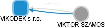 VIKODEK s.r.o. - náhled vizuálního zobrazení vztahů obchodního rejstříku