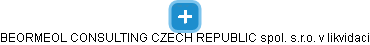 BEORMEOL CONSULTING CZECH REPUBLIC spol. s.r.o. v likvidaci - náhled vizuálního zobrazení vztahů obchodního rejstříku