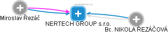 NERTECH GROUP s.r.o. - náhled vizuálního zobrazení vztahů obchodního rejstříku
