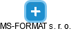 MS-FORMAT s. r. o. - náhled vizuálního zobrazení vztahů obchodního rejstříku