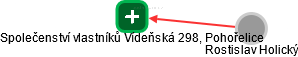 Společenství vlastníků Vídeňská 298, Pohořelice - náhled vizuálního zobrazení vztahů obchodního rejstříku