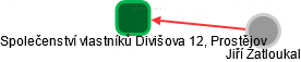 Společenství vlastníků Divišova 12, Prostějov - náhled vizuálního zobrazení vztahů obchodního rejstříku