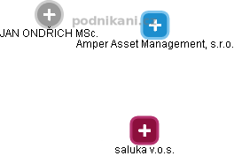Amper Asset Management, s.r.o. - náhled vizuálního zobrazení vztahů obchodního rejstříku