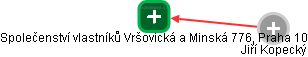Společenství vlastníků Vršovická a Minská 776, Praha 10 - náhled vizuálního zobrazení vztahů obchodního rejstříku
