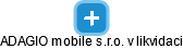 ADAGIO mobile s.r.o. v likvidaci - náhled vizuálního zobrazení vztahů obchodního rejstříku