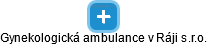 Gynekologická ambulance v Ráji s.r.o. - náhled vizuálního zobrazení vztahů obchodního rejstříku