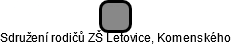 Sdružení rodičů ZŠ Letovice, Komenského - náhled vizuálního zobrazení vztahů obchodního rejstříku