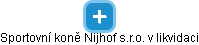 Sportovní koně Nijhof s.r.o. v likvidaci - náhled vizuálního zobrazení vztahů obchodního rejstříku