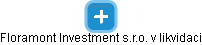 Floramont Investment s.r.o. v likvidaci - náhled vizuálního zobrazení vztahů obchodního rejstříku