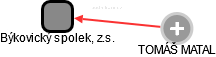 Býkovický spolek, z.s. - náhled vizuálního zobrazení vztahů obchodního rejstříku