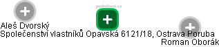 Společenství vlastníků Opavská 6121/18, Ostrava Poruba - náhled vizuálního zobrazení vztahů obchodního rejstříku
