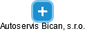 Autoservis Bican, s.r.o. - náhled vizuálního zobrazení vztahů obchodního rejstříku