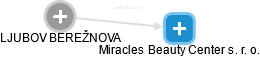 Miracles Beauty Center s. r. o. - náhled vizuálního zobrazení vztahů obchodního rejstříku