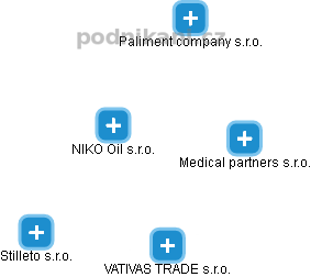 NIKO Oil s.r.o. - náhled vizuálního zobrazení vztahů obchodního rejstříku