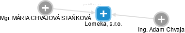 Lomeka, s.r.o. - náhled vizuálního zobrazení vztahů obchodního rejstříku