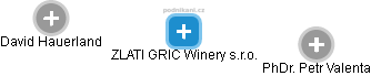 ZLATI GRIC Winery s.r.o. - náhled vizuálního zobrazení vztahů obchodního rejstříku