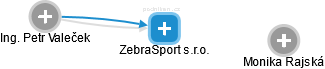 ZebraSport s.r.o. - náhled vizuálního zobrazení vztahů obchodního rejstříku