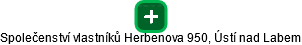 Společenství vlastníků Herbenova 950, Ústí nad Labem - náhled vizuálního zobrazení vztahů obchodního rejstříku