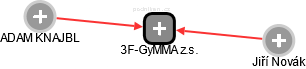 3F-GyMMA z.s. - náhled vizuálního zobrazení vztahů obchodního rejstříku