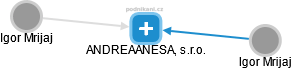 ANDREAANESA, s.r.o. - náhled vizuálního zobrazení vztahů obchodního rejstříku