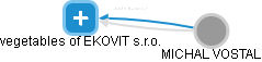 vegetables of EKOVIT s.r.o. - náhled vizuálního zobrazení vztahů obchodního rejstříku