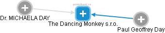 The Dancing Monkey s.r.o. - náhled vizuálního zobrazení vztahů obchodního rejstříku