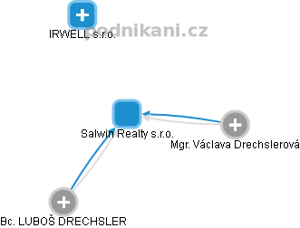 Salwin Realty s.r.o. - náhled vizuálního zobrazení vztahů obchodního rejstříku