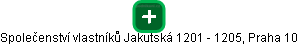 Společenství vlastníků Jakutská 1201 - 1205, Praha 10 - náhled vizuálního zobrazení vztahů obchodního rejstříku