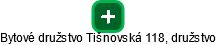Bytové družstvo Tišnovská 118, družstvo - náhled vizuálního zobrazení vztahů obchodního rejstříku