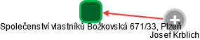 Společenství vlastníků Božkovská 671/33, Plzeň - náhled vizuálního zobrazení vztahů obchodního rejstříku
